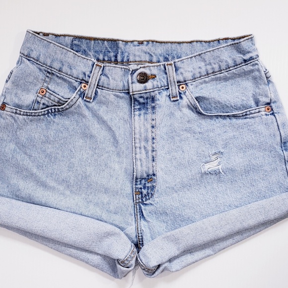 Levi's Pants - Vintage Orange Tab High Waist Levi's 550 Cutoffs